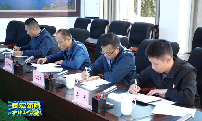 傣语：姜山参加所在党支部主题教育专题组织生活会时强调：锤炼忠诚干净担当的政治品格在建设德宏模范机关上走在前