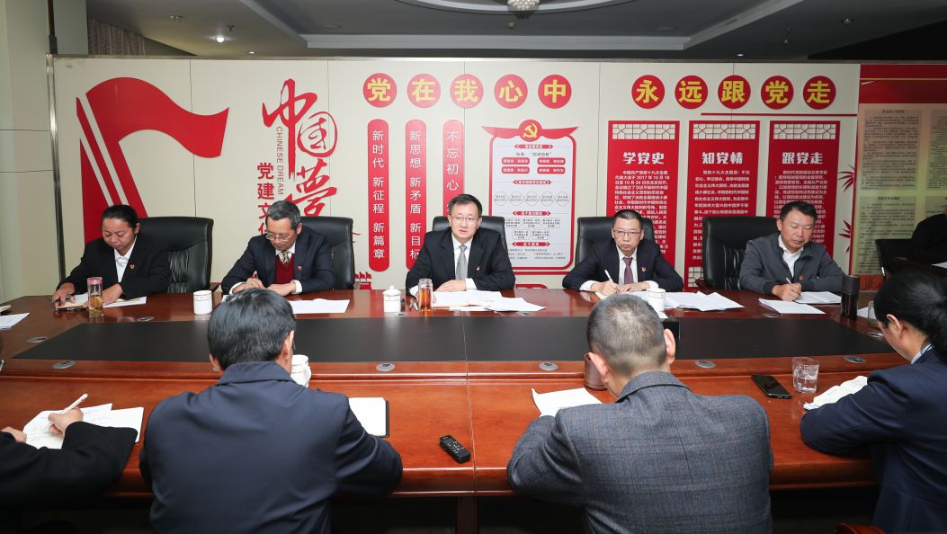 姜山列席指导瑞丽试验区工管委综合办党支部主题教育专题组织生活会