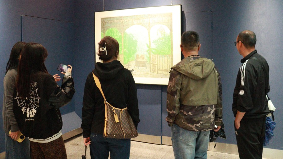 德宏“三刀客”版画作品在昭通学院展出