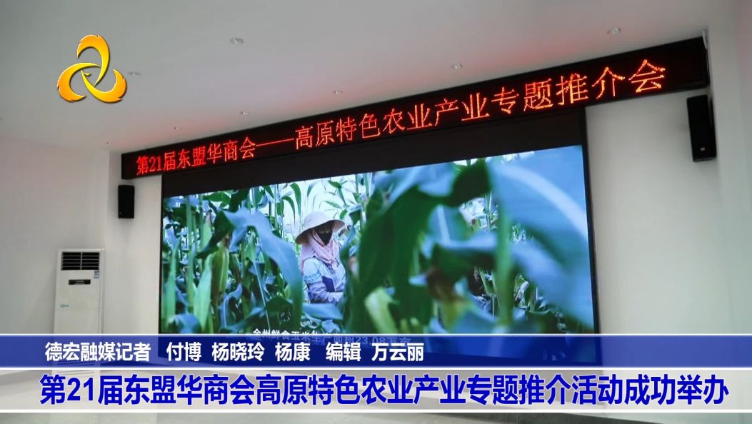第21届东盟华商会高原特色农业产业专题推介活动成功举办