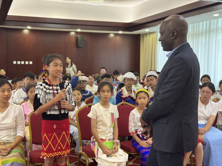 主播带你去研学丨德宏少年走进尼日利亚驻华大使馆 文化交流专场传递德宏魅力