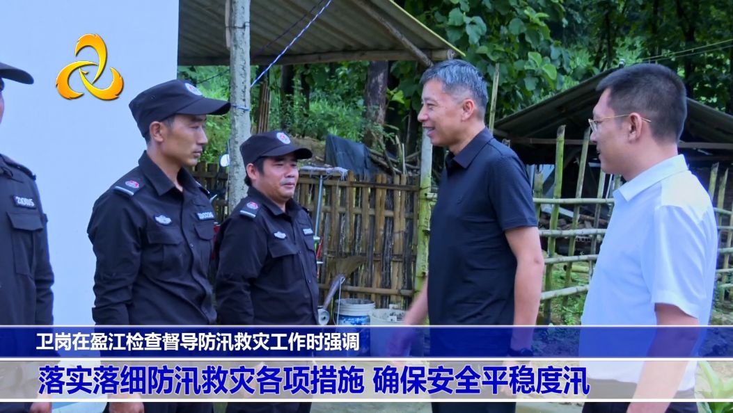 卫岗在盈江检查督导防汛救灾工作时强调：落实落细防汛救灾各项措施 确保安全平稳度汛
