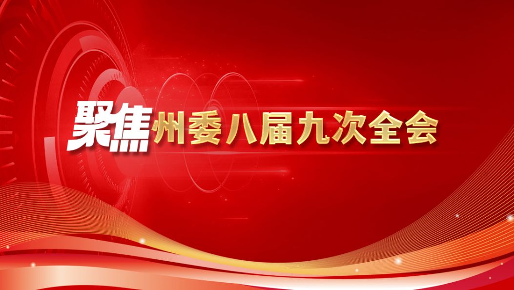 一图速览州委八届九次全会公报