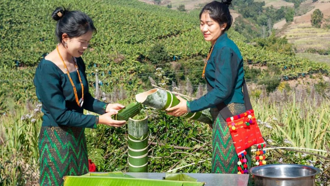 民族团结之花绽放芒面村Manmyeng dami shayi mayu gawan hkrumzup hpong