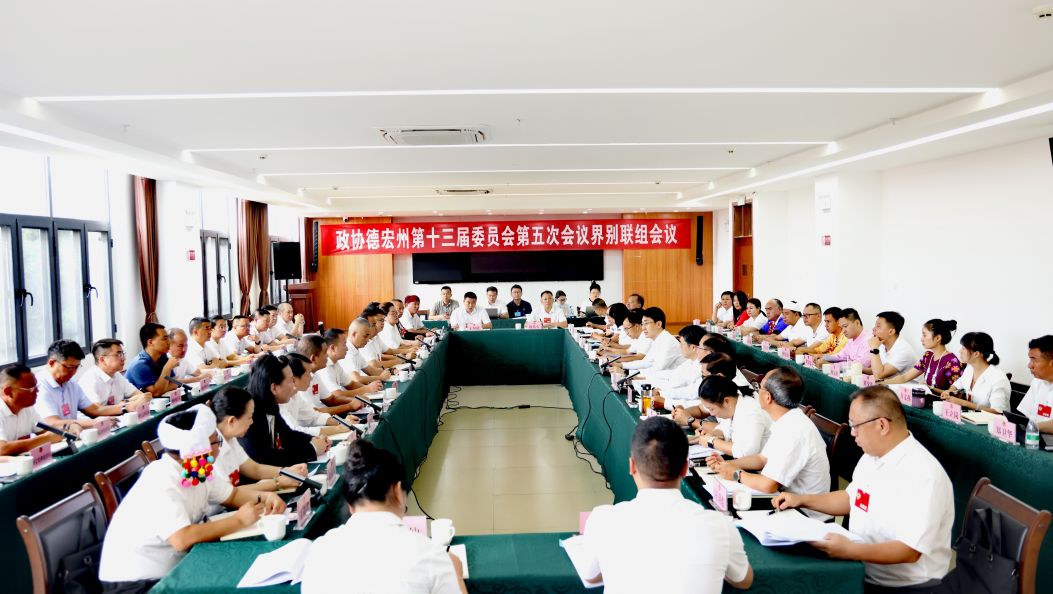 州政协十三届五次会议举行界别联组会议 王云霏到会听取意见建议并讲话 陈昌砚主持 14位委员发言