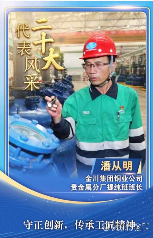 【二十大代表风采】潘从明：守正创新 传承工匠精神