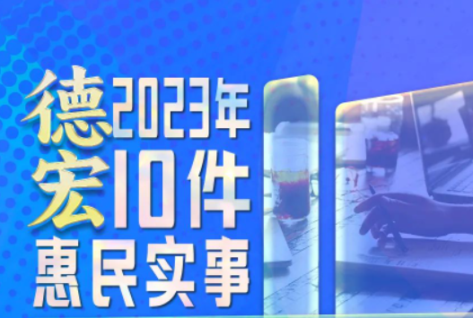 一图看懂丨2023年，德宏要办好这10件惠民实事！