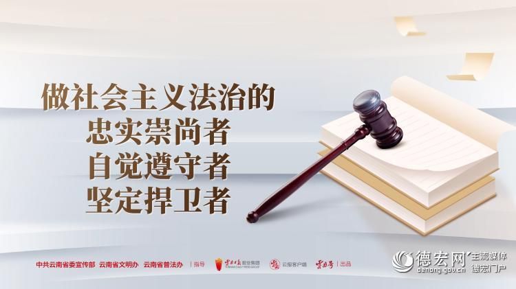 做社会主义法治的忠实崇尚者自觉遵守者坚定捍卫者 横版