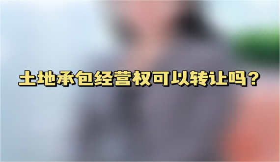 土地承包经营权可以转让吗？