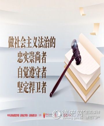 做社会主义法治的忠实崇尚者自觉遵守者坚定捍卫者 竖版